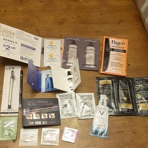 Urban Decay, Chanel No. 5, Nautica, DHC sample lot